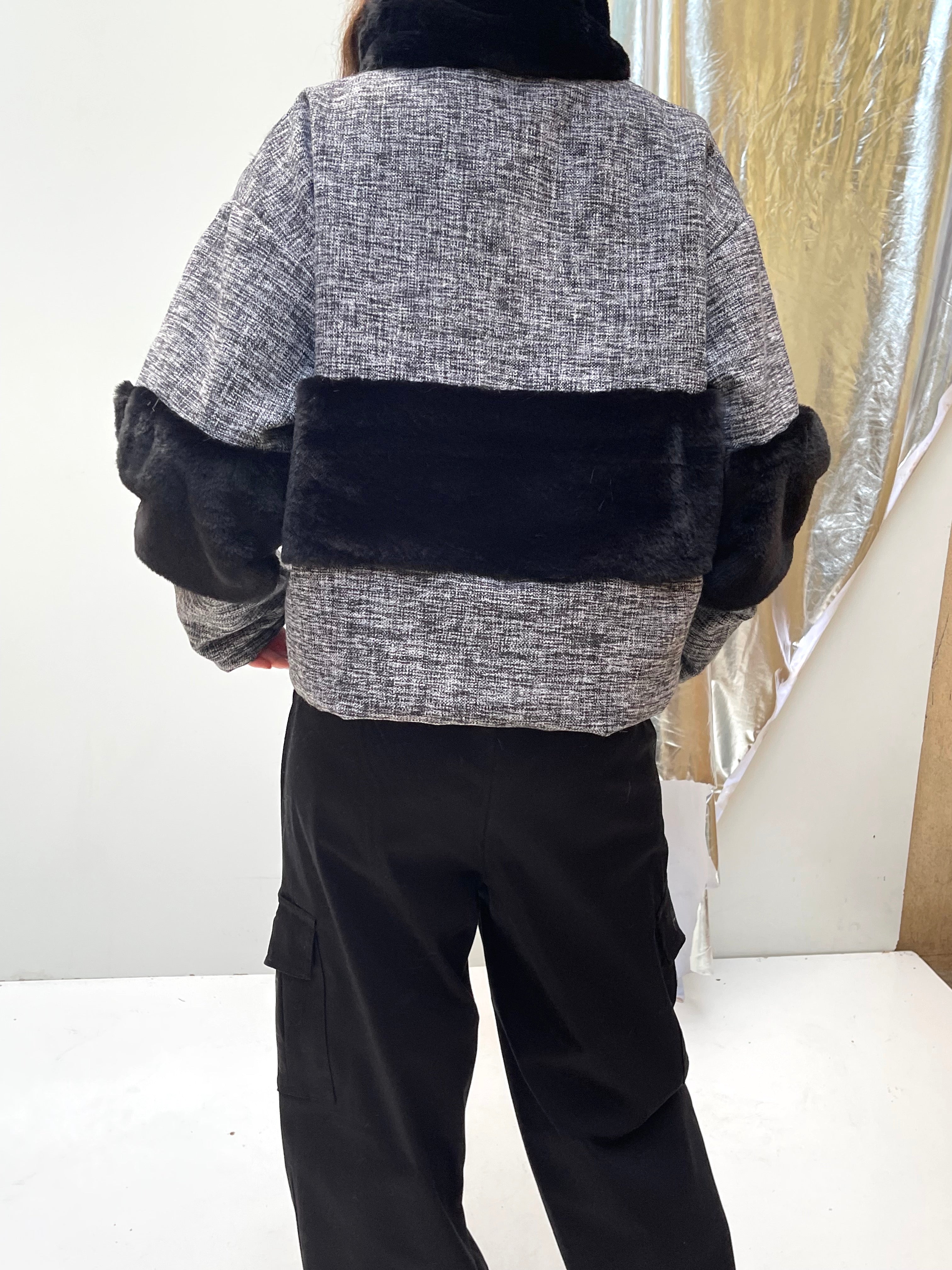 Lux jacket in black