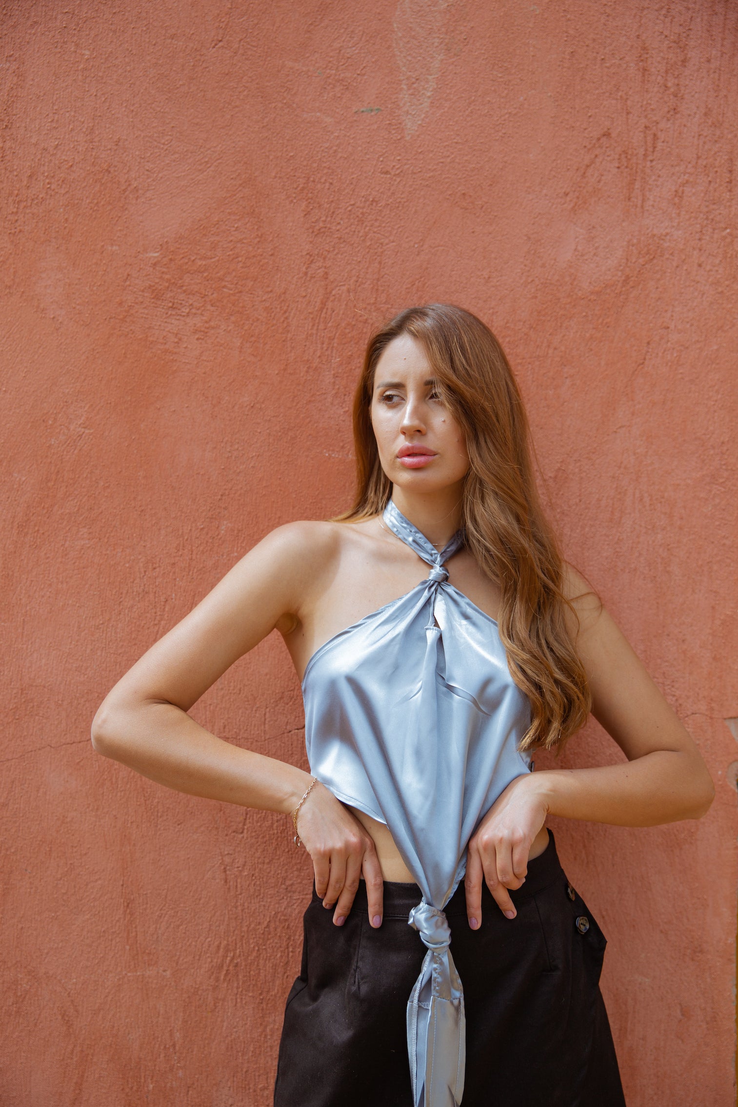 Tie it top in silver