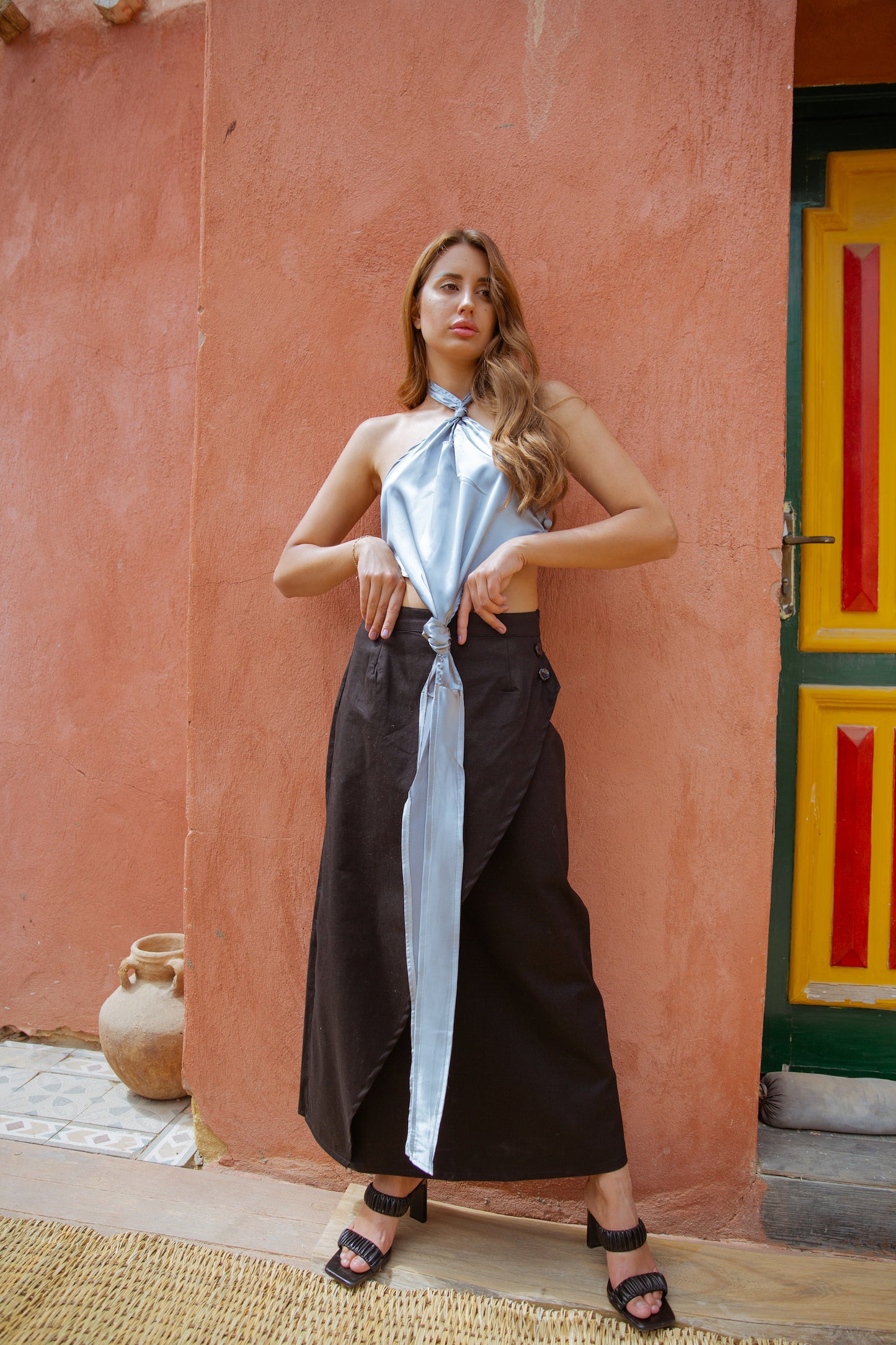 Tie it top in silver