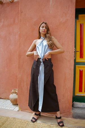Tie it top in silver