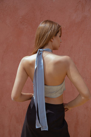 Tie it top in silver