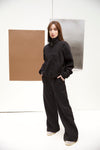 Snug set in black (sweatshirt + pants)