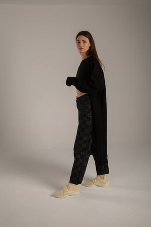 Batman cardigan in black