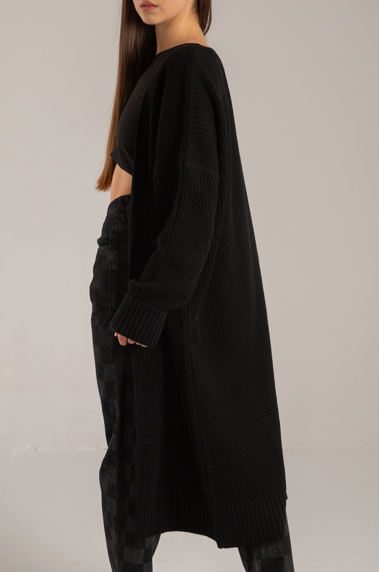 Batman cardigan in black