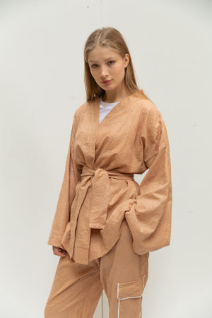Chemistry kimono in beige