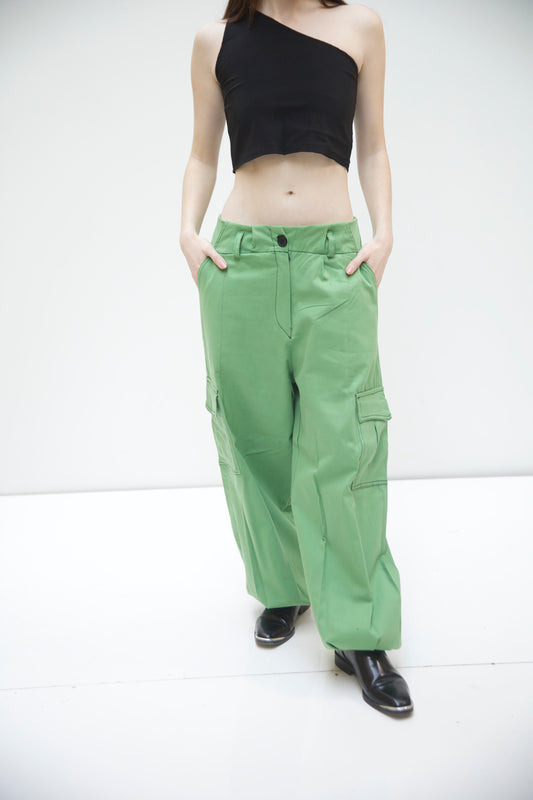 Grass parachute pants