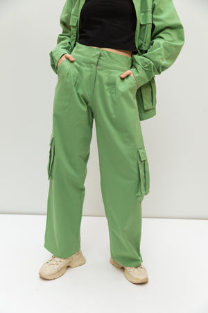 Army pants in green