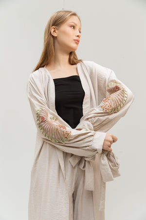 Peacock kimono