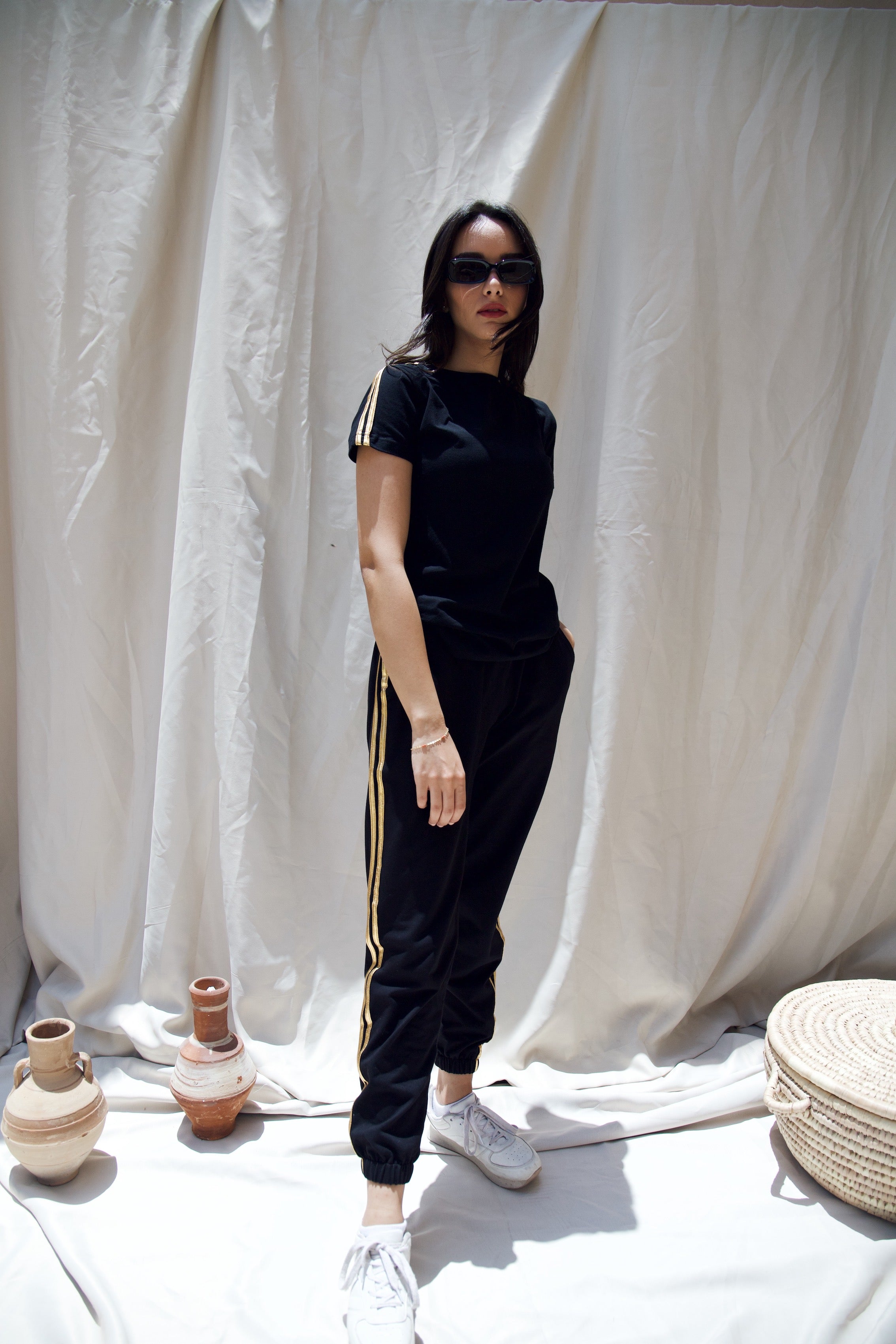 Star Pants In Gold