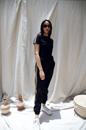 Star Pants In Gold