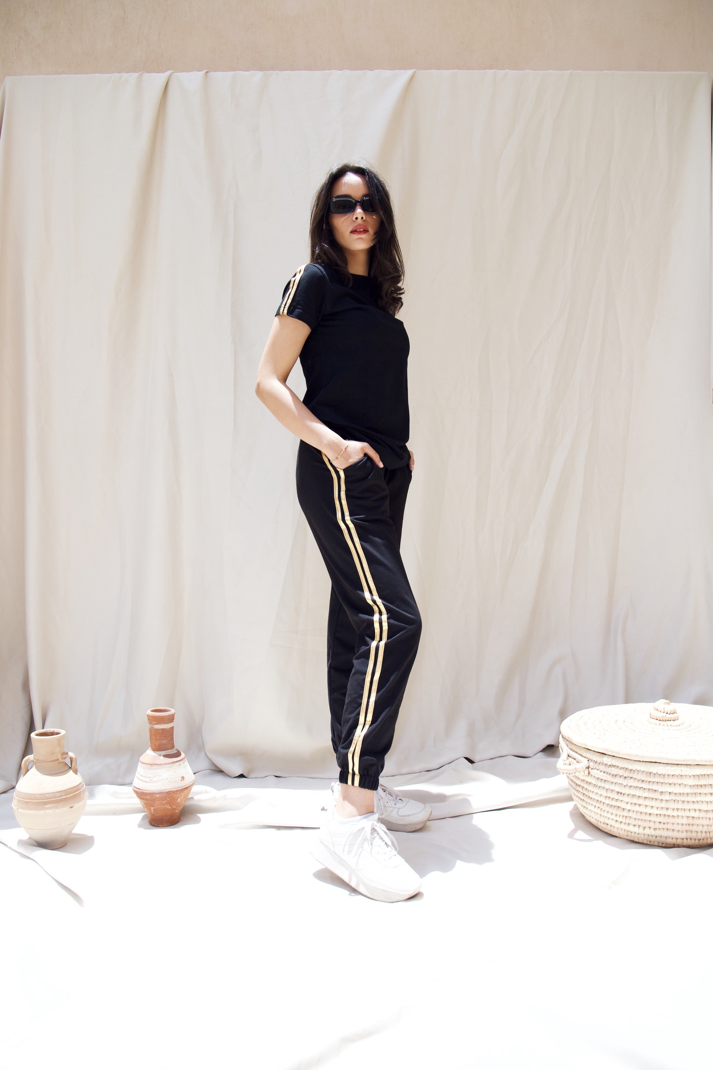 Star Pants In Gold