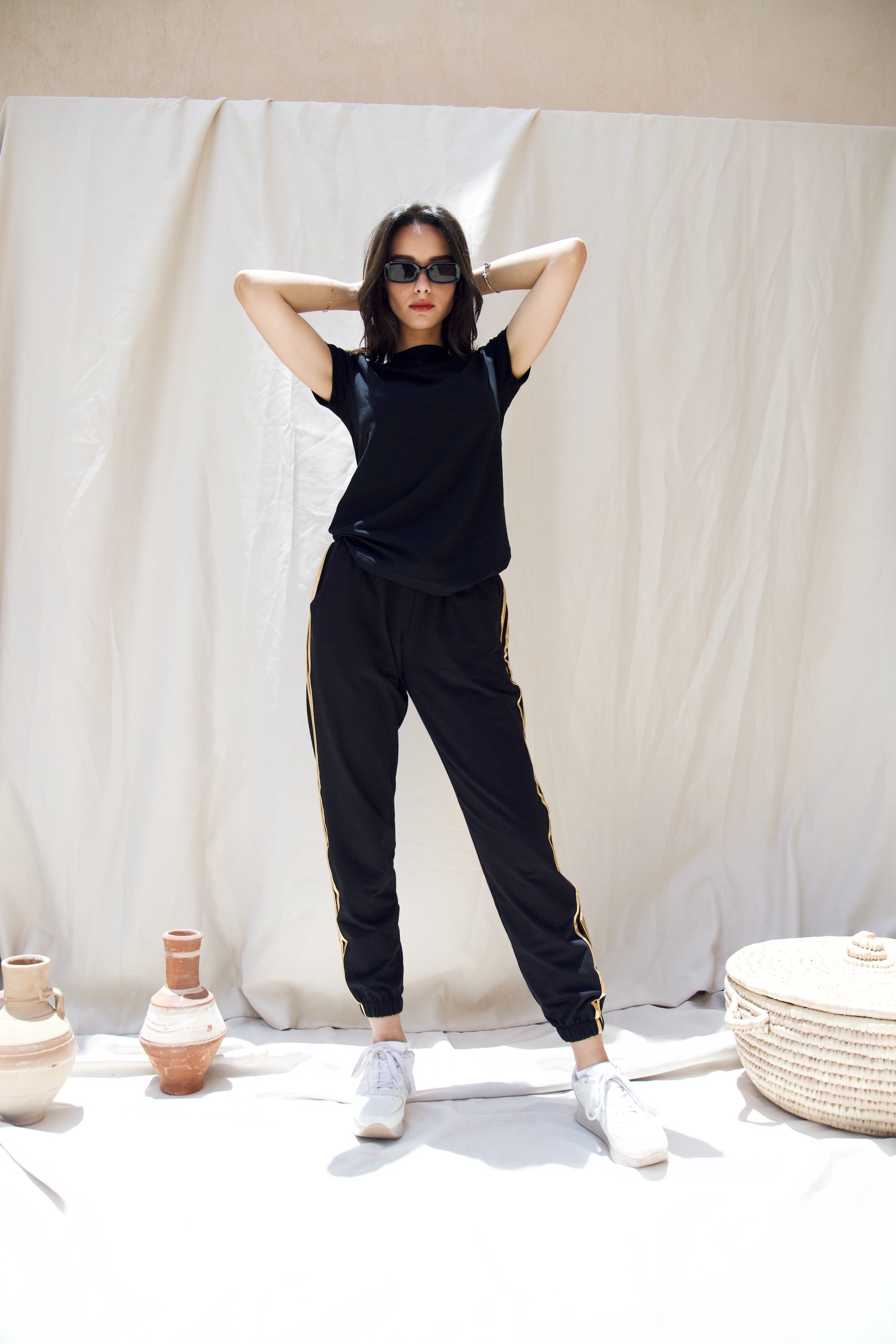 Star Pants In Gold