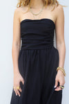 Flatter dress in black