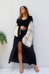 Rise kimono in black
