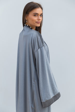 Pearl kimono in grey