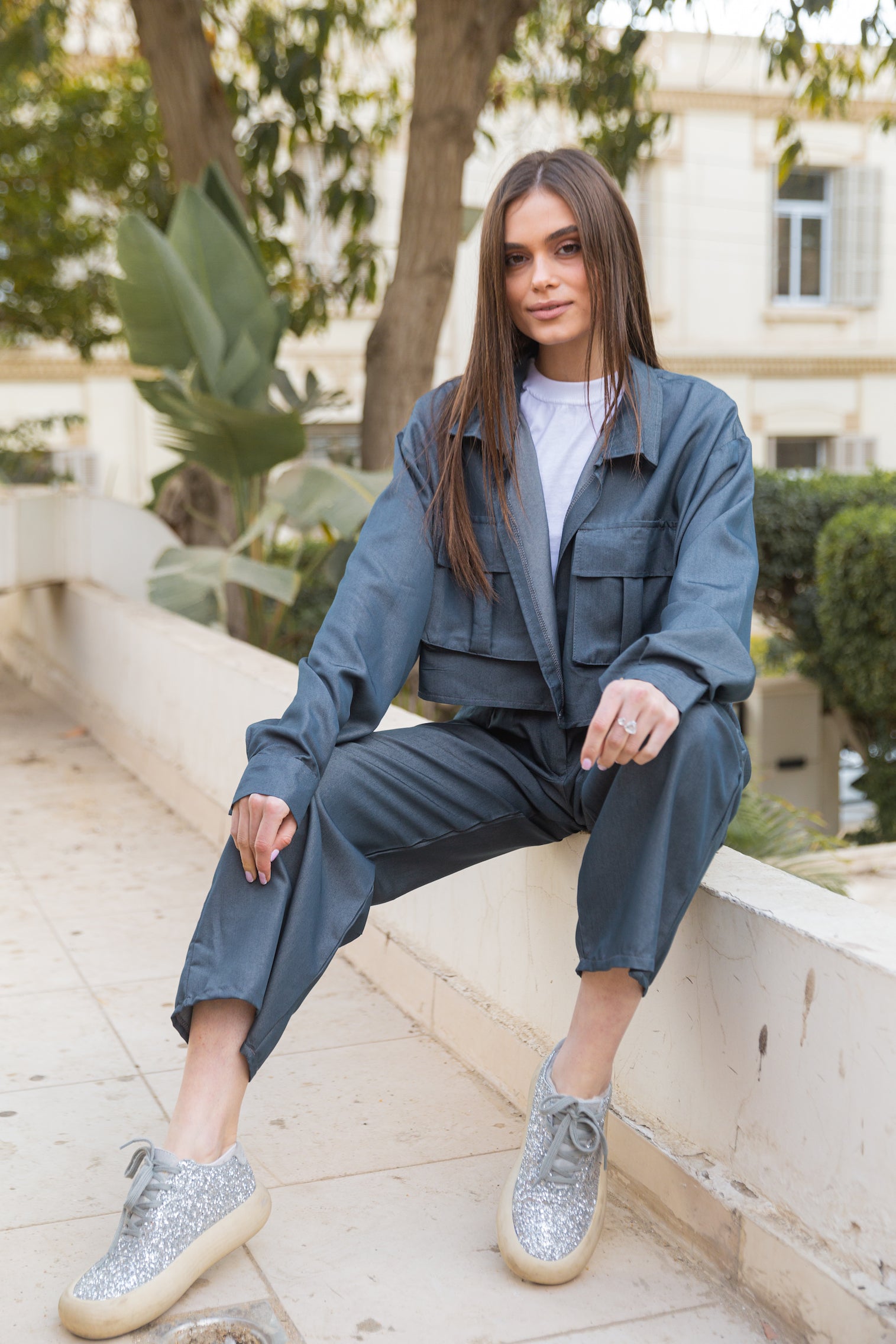 Stand out jacket in blue