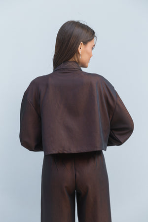 Stand out jacket in brown