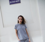 Blow off top in grey